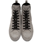 Ann Demeulemeester Grey Suede Rock Storm Sneakers