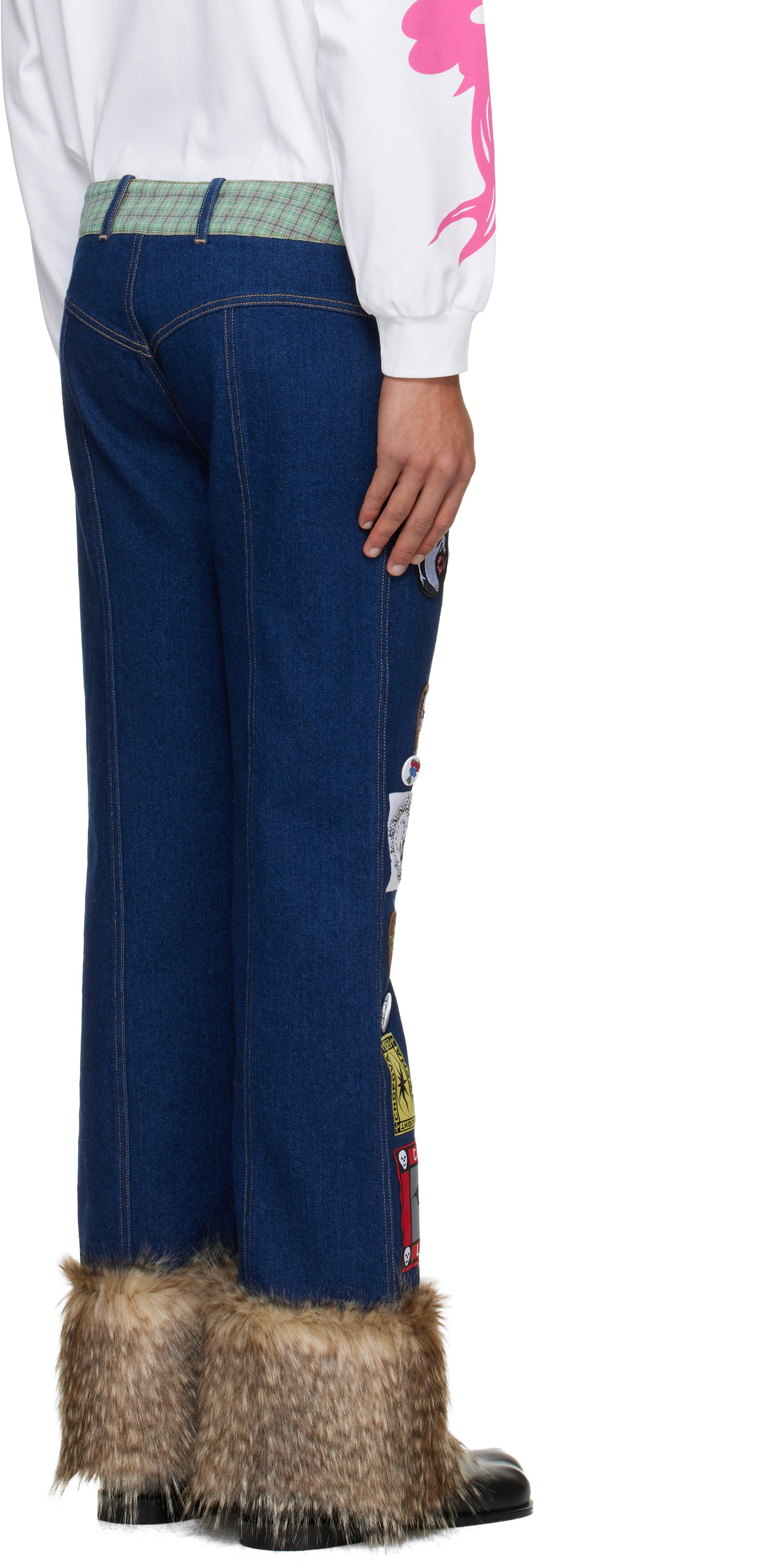 Chopova Lowena Blue Kram Jeans