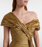 Marmar Halim Off-shoulder bustier gown