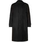 TAKAHIROMIYASHITA TheSoloist. - Appliquéd Cotton-Gabardine Trench Coat - Black