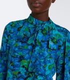 Gucci Floral silk georgette blouse