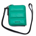 Moncler Men's Flat Small Wallet in Green