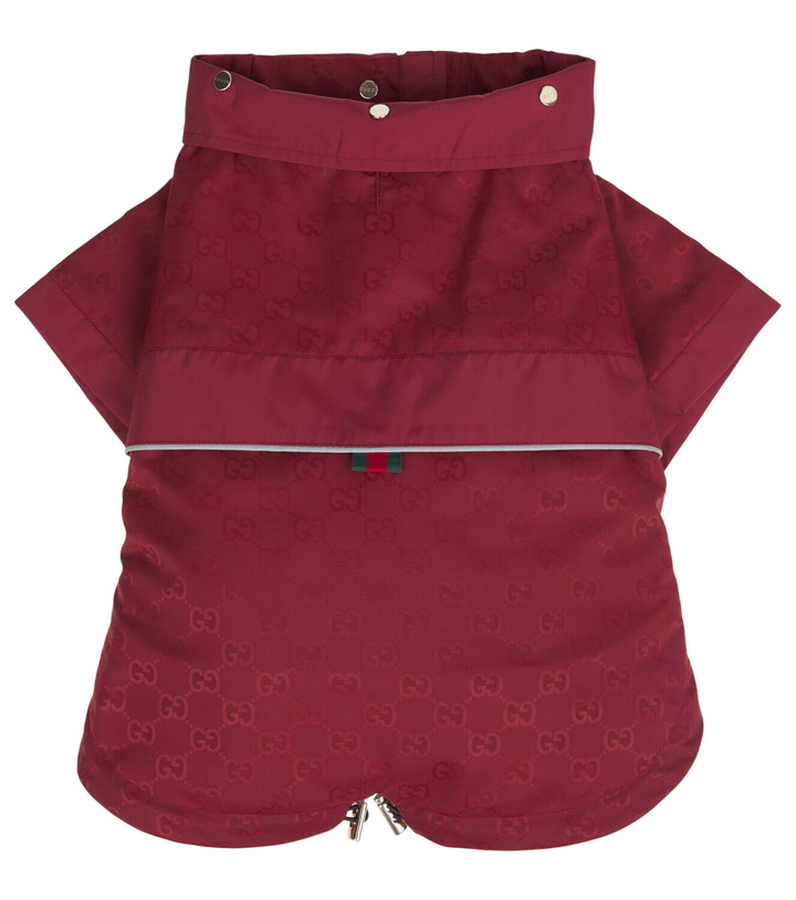 Photo: Gucci GG pet rain coat