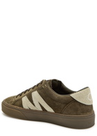 Moncler Monaco Suede Sneakers Tan