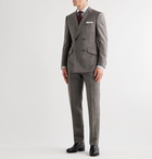 Kingsman - Archie Reid Slim-Fit Double-Breasted Prince of Wales Checked Wool Suit Jacket - Gray