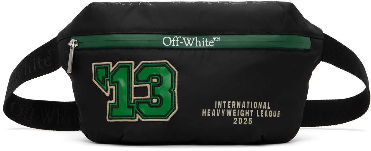Off-White Black Outdoor Patches Belt Bag