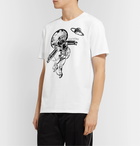 Valentino - Printed Cotton-Jersey T-Shirt - White