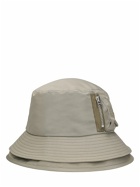 SACAI - Double Brim Nylon Twill Bucket Hat