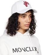 Moncler White Roger Rabbit Cap