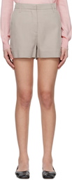 REMAIN Birger Christensen Gray Suiting Bermuda Shorts