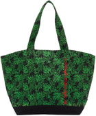 SSENSE WORKS SSENSE Exclusive Jeremy O. Harris Black & Green Cursive Text Tote