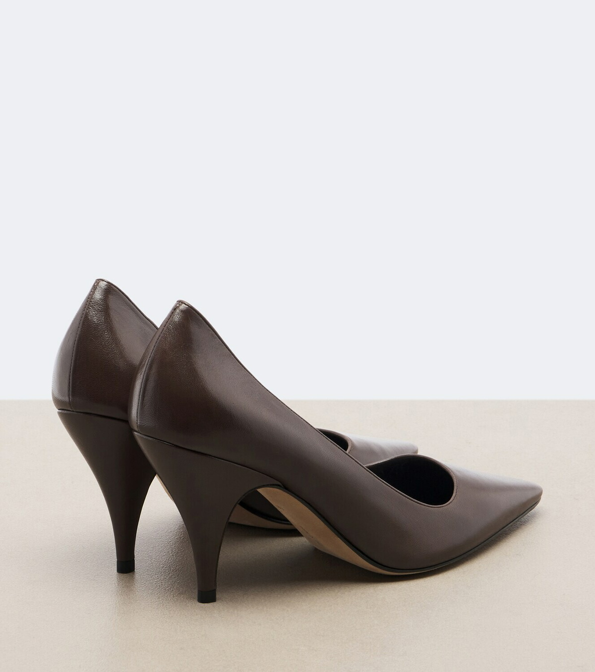 The Row Liisa leather pumps