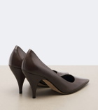 The Row Liisa leather pumps