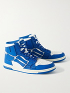 AMIRI - Skel-Top Colour-Block Leather High-Top Sneakers - Blue