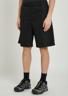 Vowels Easy Wool-blend Shorts Black
