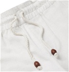 SMR Days - Cotton-Jacquard Drawstring Shorts - Neutrals