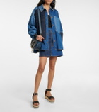 See By Chloe - Patchwork denim shirt