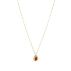 Simuero Women's Nectar Necklace in Gold/Orange