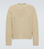 Stone Island Marina logo macramé sweater