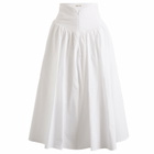 Peachy Den Women's Deba Midi Skirt in Porcelain