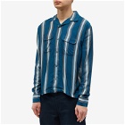 Corridor Men's Reverb Stripe Shirt in Blue