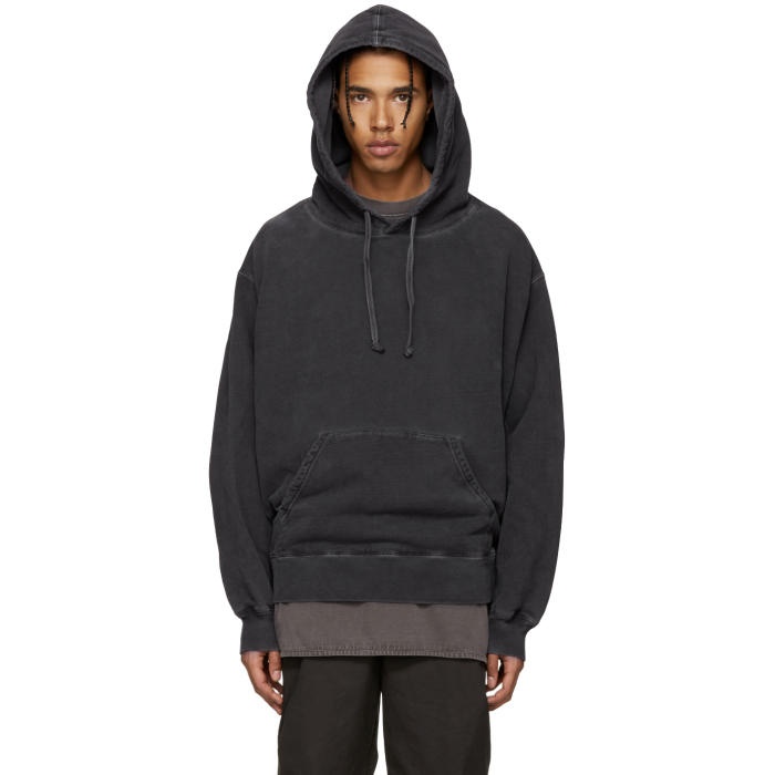 Photo: YEEZY Grey Relaxed-Fit Hoodie