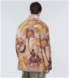 Dries Van Noten Cotton-blend jacquard jacket