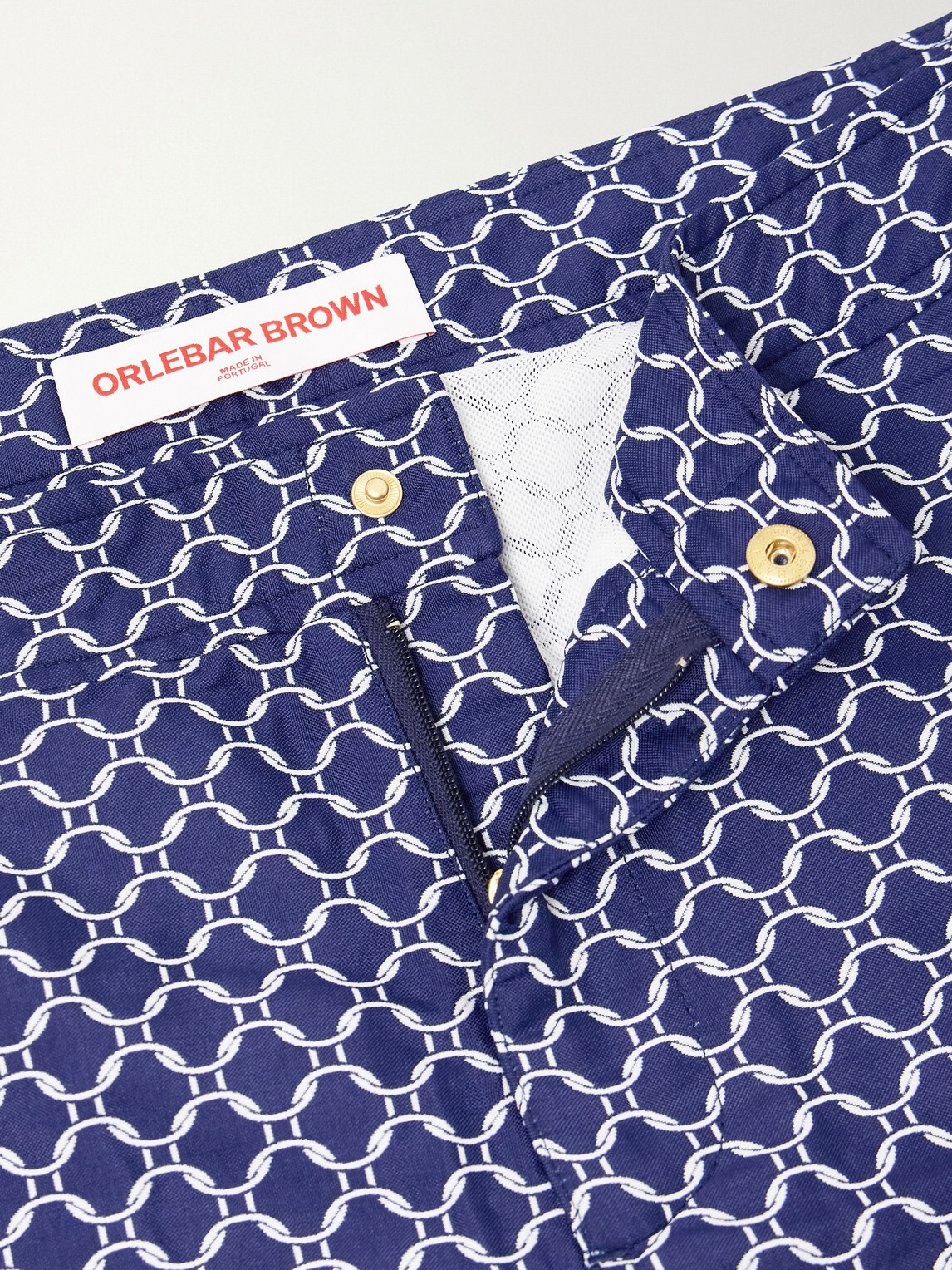 Orlebar Brown - Bulldog Printed Swim Shorts - Blue
