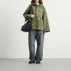 Needles Women's Reversible Hooded Coat in Camo