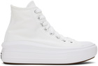 Converse White Chuck Taylor All Star Move High Top Sneakers