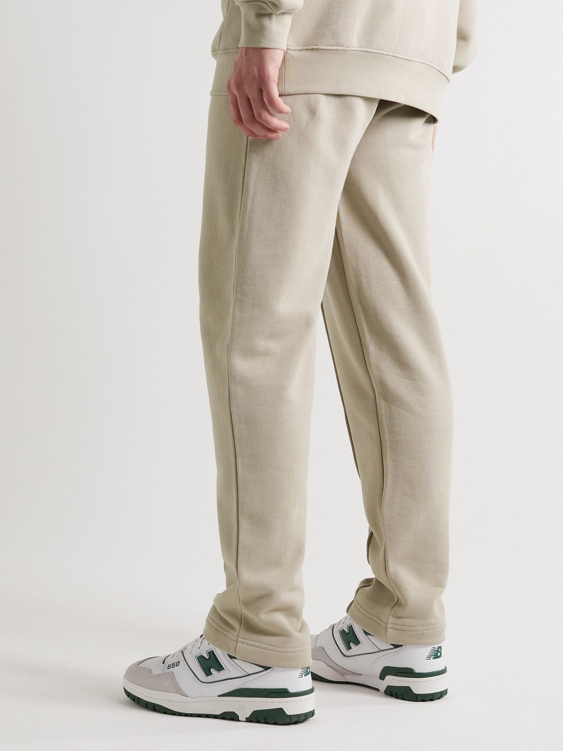 NINETY PERCENT Organic cotton-jersey track pants