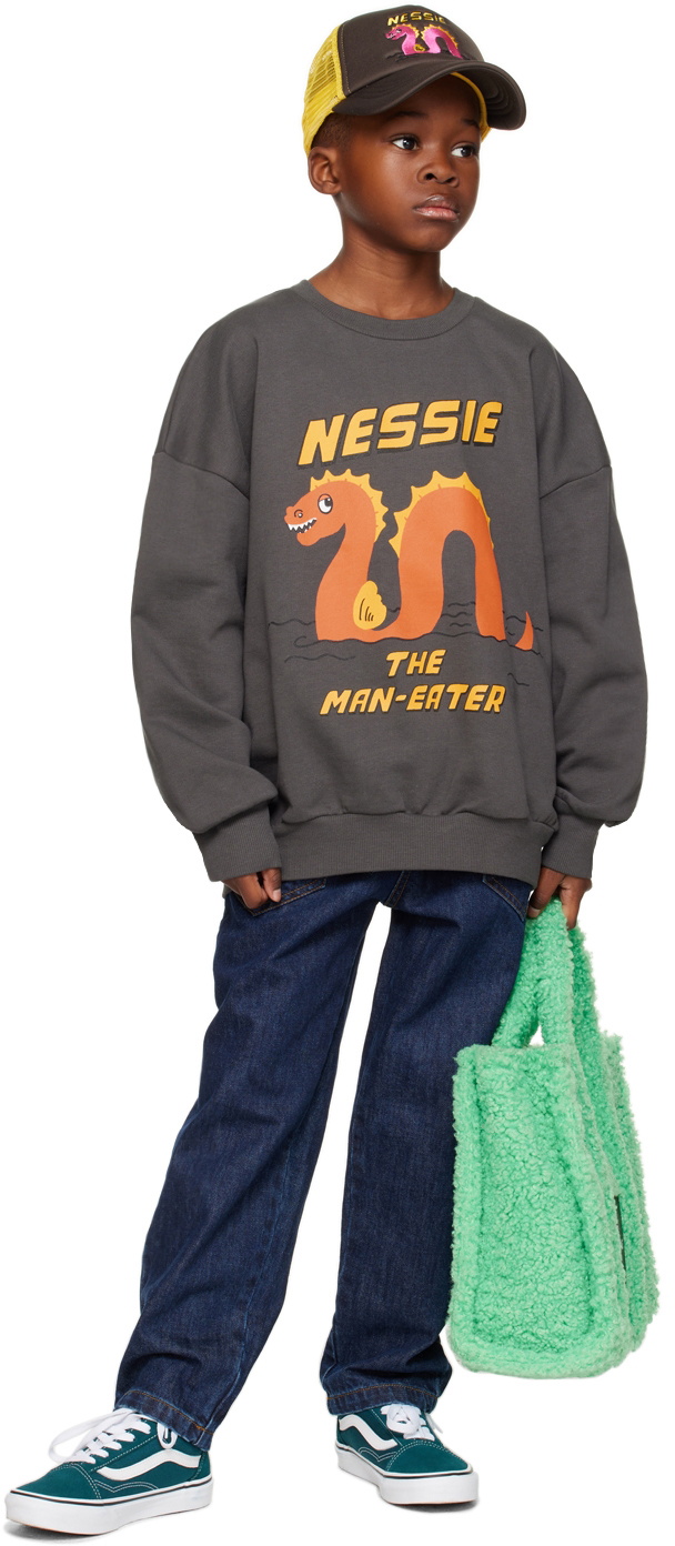 Mini Rodini Kids Black 'Nessie' Sweatshirt Mini Rodini