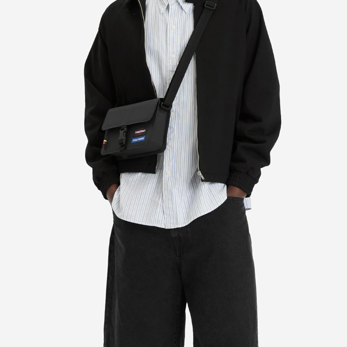 Eastpak x Daily Paper Mini Bag in Solid Black 