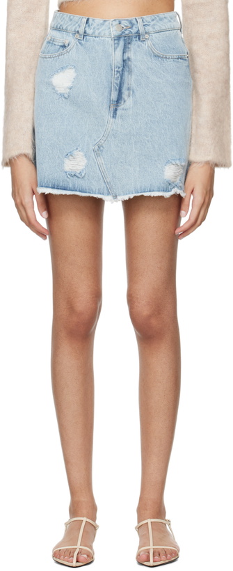 Photo: Holzweiler Blue Louisa Denim Miniskirt