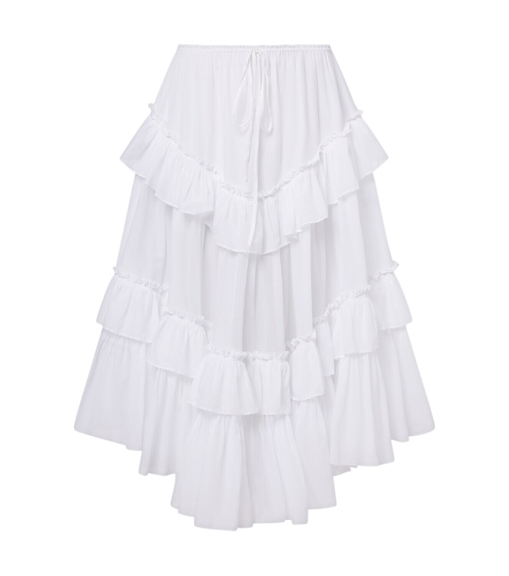 Photo: Chloé Cotton midi skirt