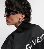 Givenchy Giv Cut crystal-embellished shield sunglasses