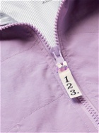 Abc. 123. - Logo-Embroidered Padded Ripstop Jacket - Purple