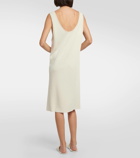 The Row Garfield silk midi dress