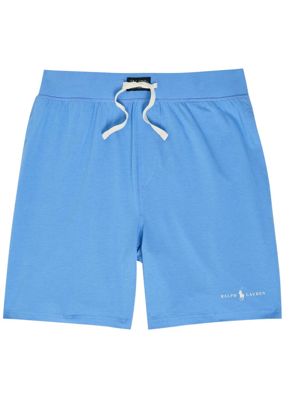 Photo: Polo Ralph Lauren Logo Jersey Sleep Shorts Blue