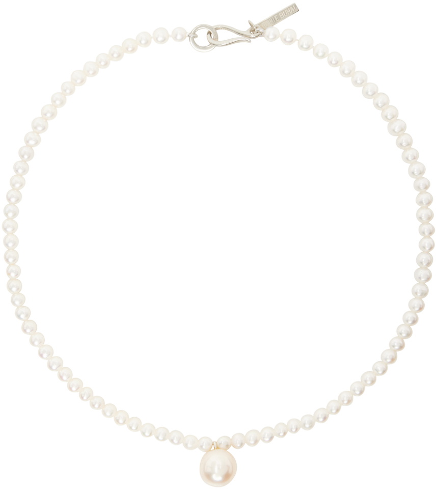 Sophie Buhai White Classique Pearl Drop Choker Sophie Buhai