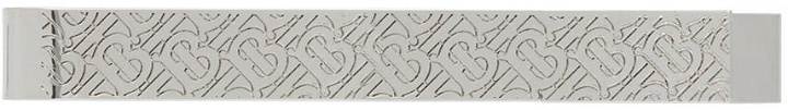 Photo: Burberry Silver Monogram Tie Bar