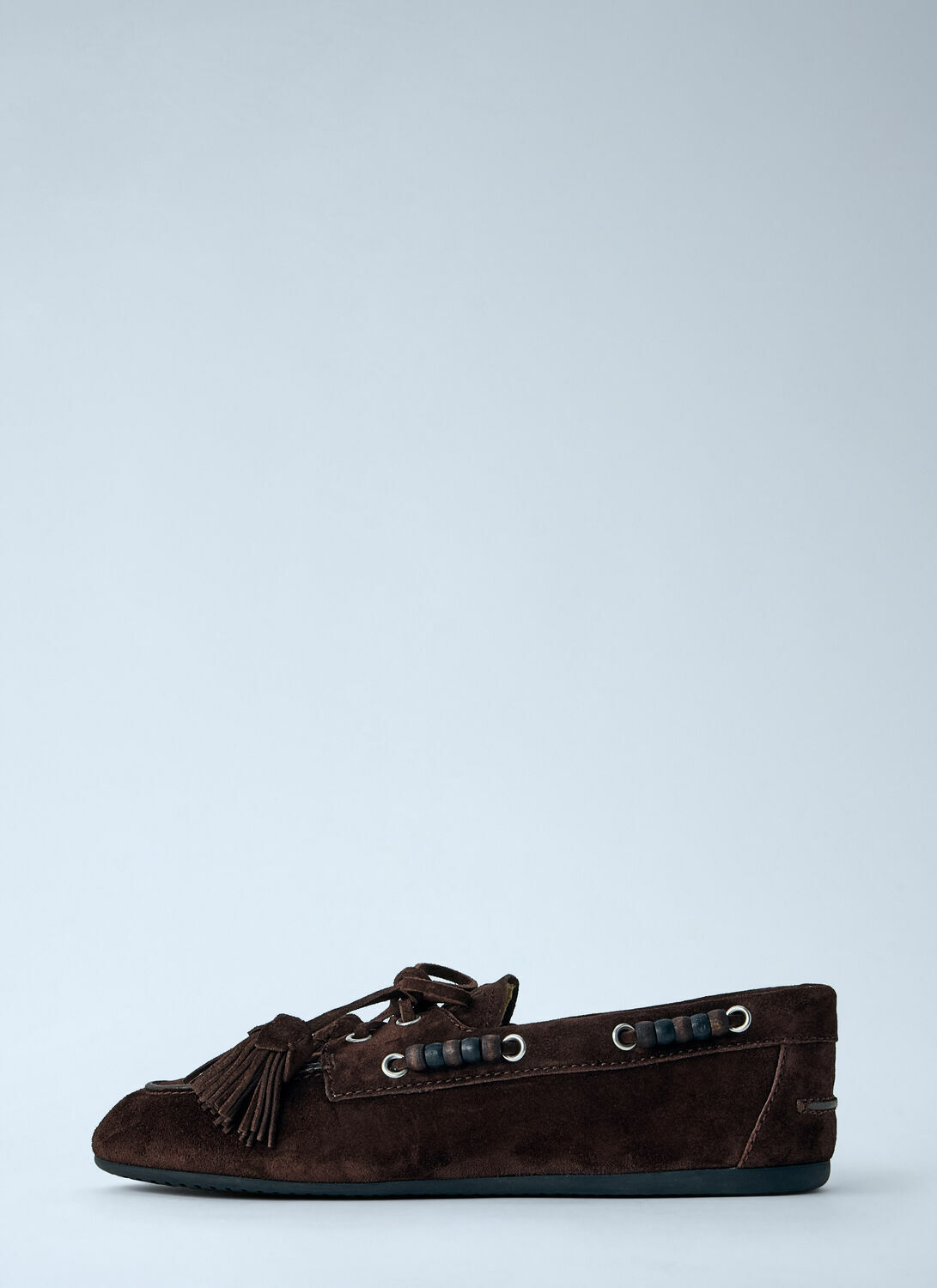 Miu Miu Suede Tassel Loafers