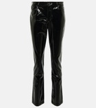 Proenza Schouler - White Label coated high-rise straight pants