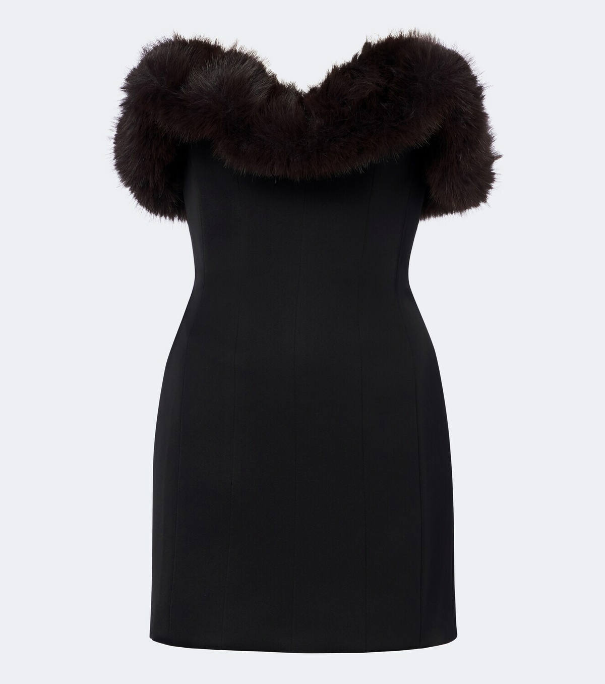 David Koma Strapless bustier minidress
