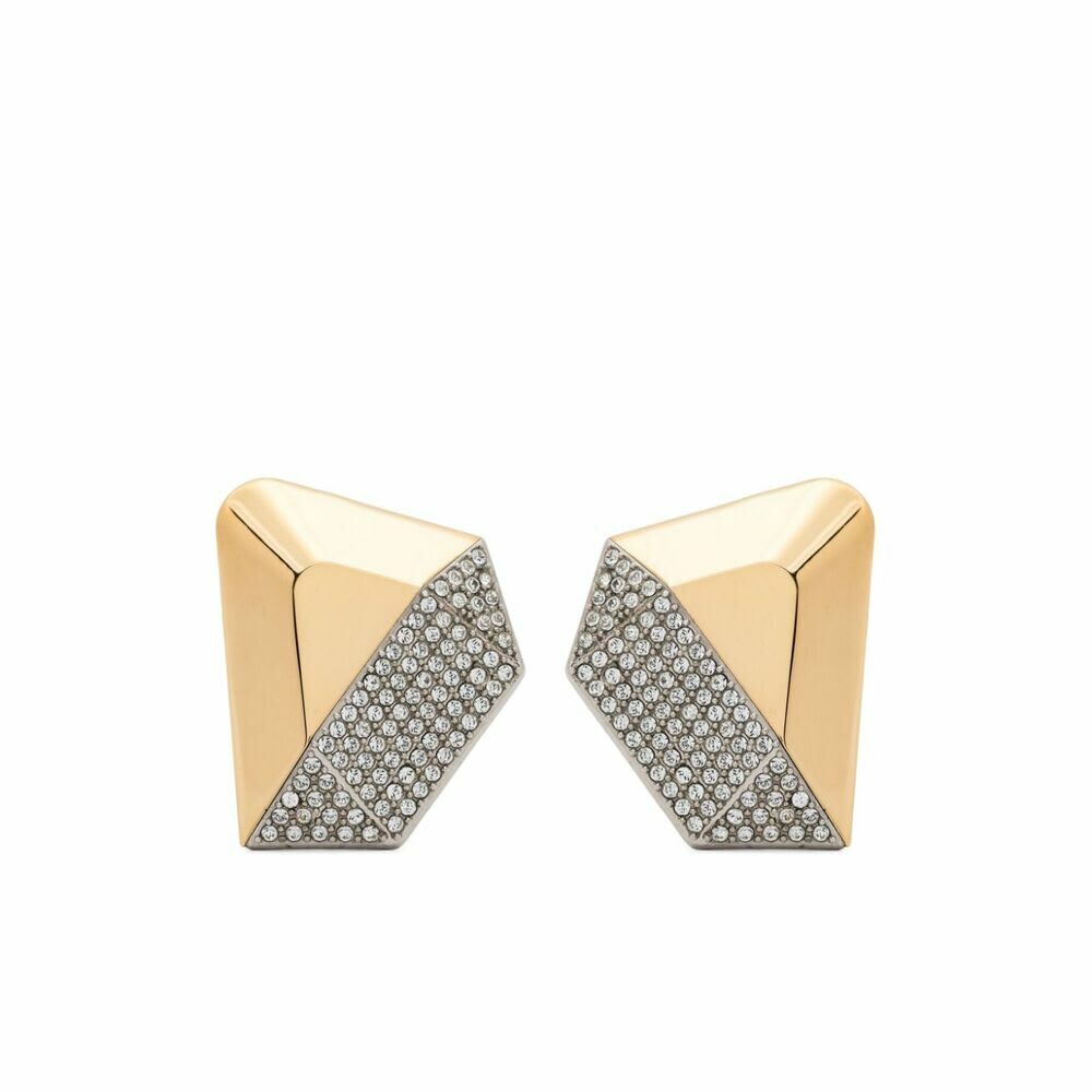 Amina Muaddi Jahleel embellished earrings Amina Muaddi
