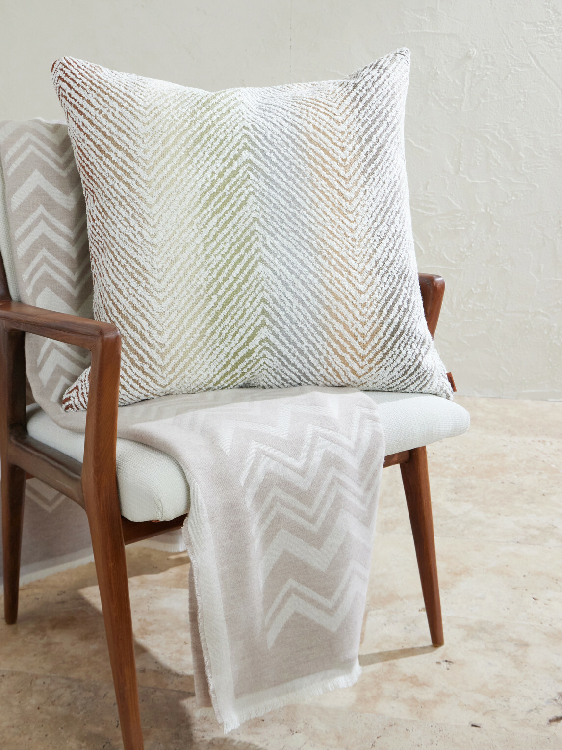 Missoni Home - Velvet-Jacquard Cushion
