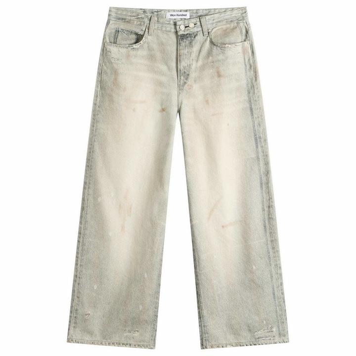 Photo: Won Hundred Men's Lyon Printed Denim Jeans in Digital Painted