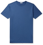 Sunspel - Slim-Fit Cotton-Jersey T-Shirt - Blue