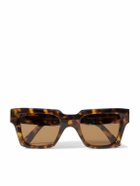 Kimeze - Mahi Oversized Square-Frame Tortoiseshell Mazzucchelli Acetate Sunglasses