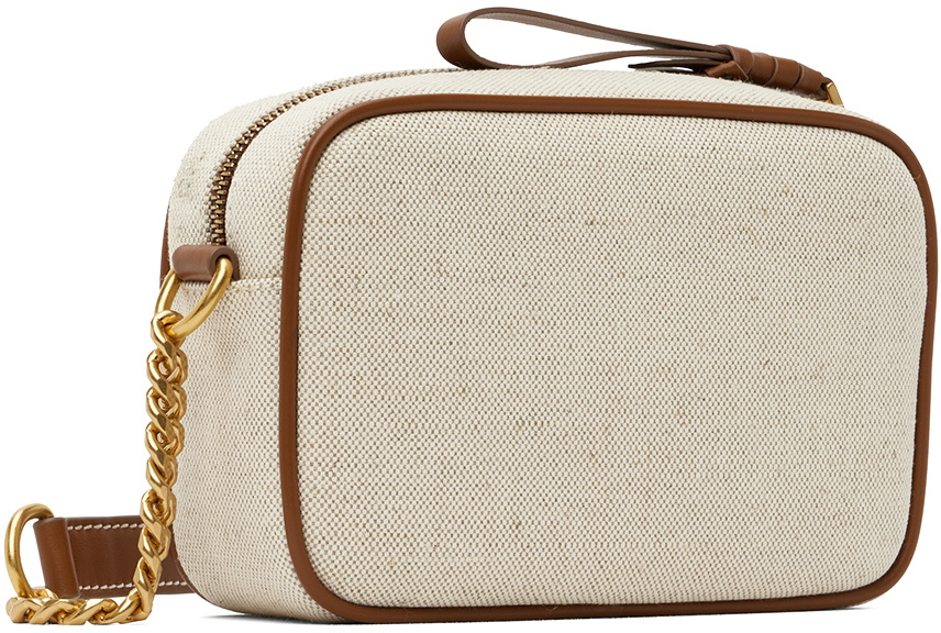 Balmain Brown Cotton Shoulder Bag main image 0